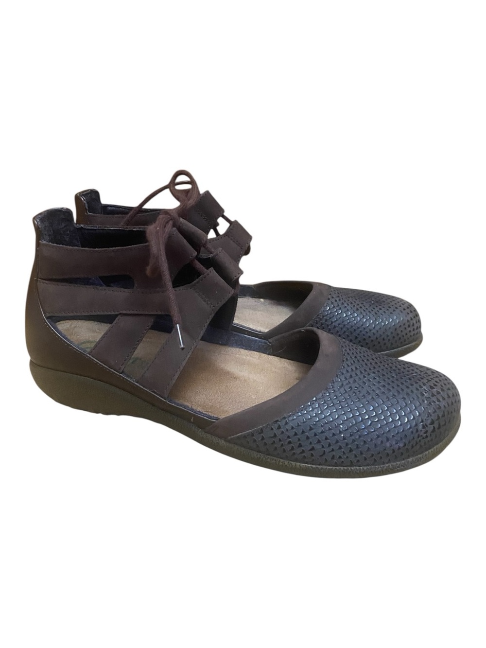 Naot Womens Kata Leather Gladiator Close Toe Leather Sandals Comfort